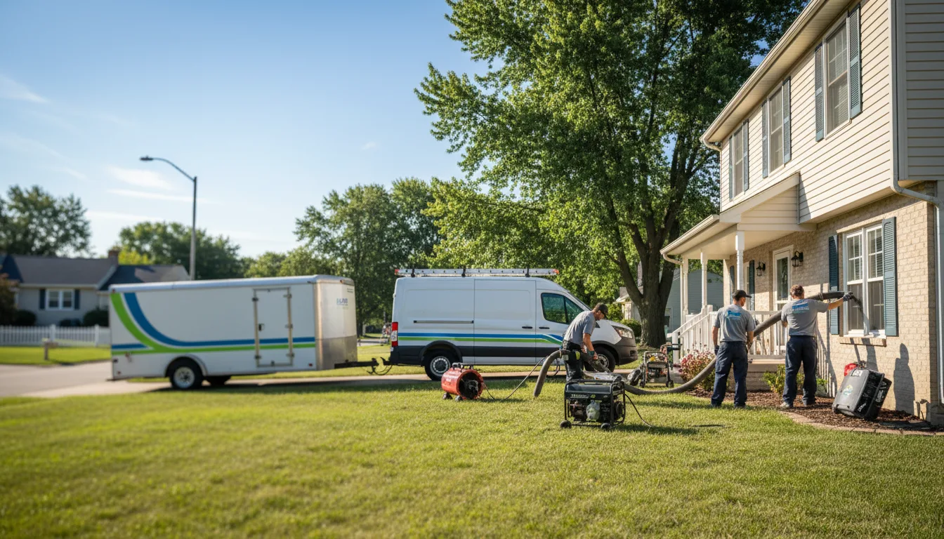Flooded Basement Restoration And Cleanup With Repair in Aurora, MN near me